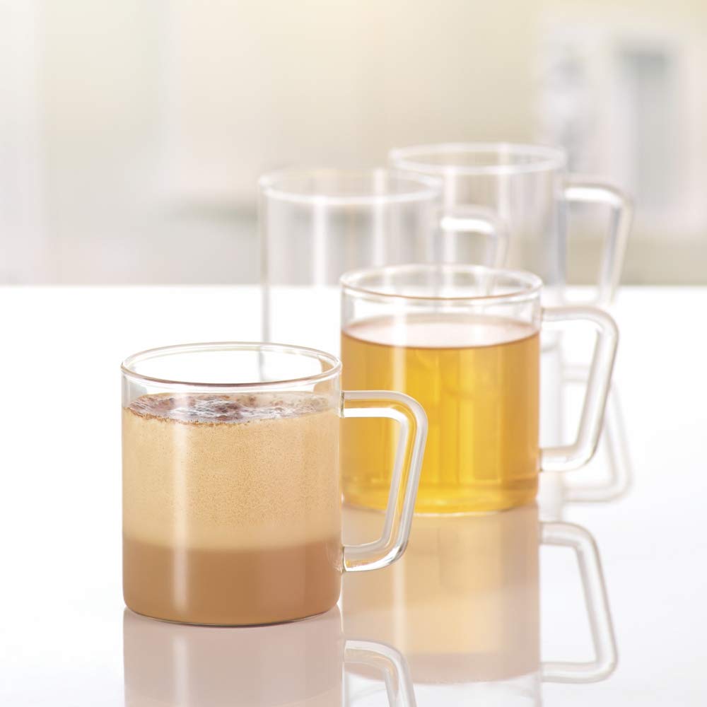 Borosil Vision Classic Delite 305 ML Mug Set | Transparent