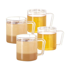 Borosil Vision Classic Delite 305 ML Mug Set | Transparent