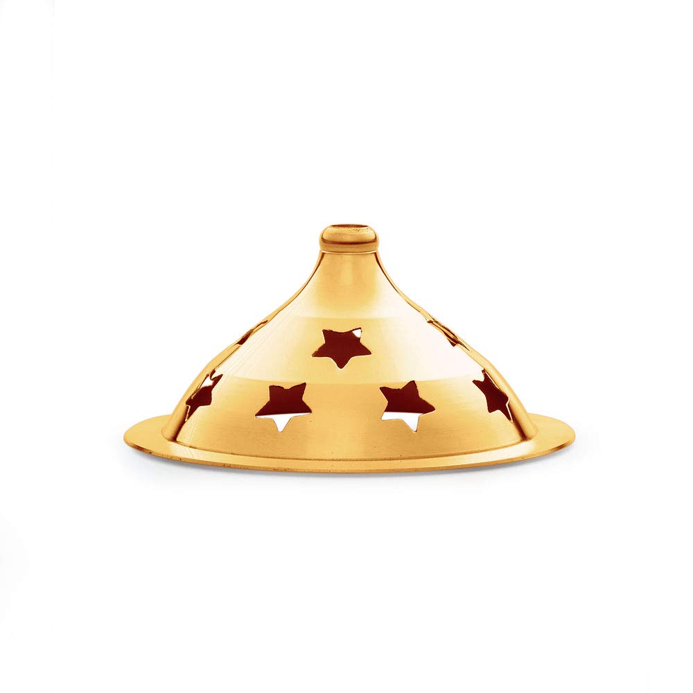 Borosil Brass Akhand Diya | Golden