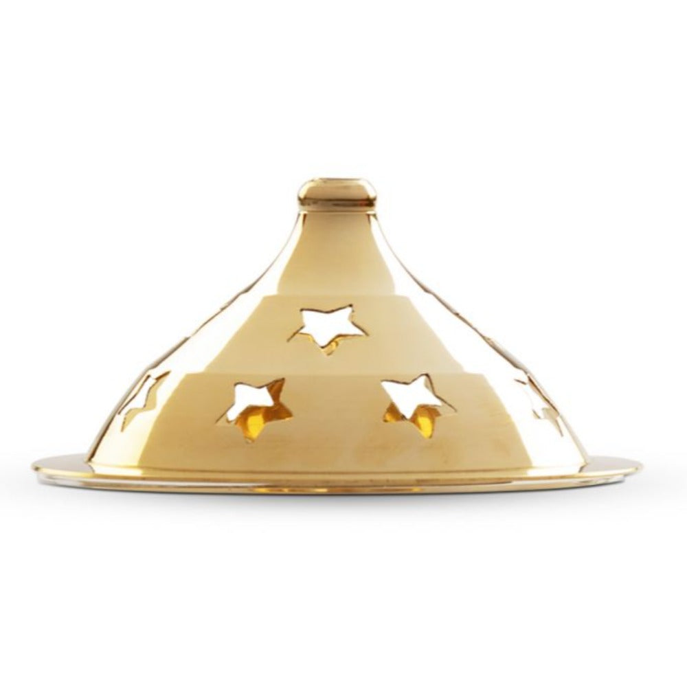 Borosil Brass Akhand Diya | Golden