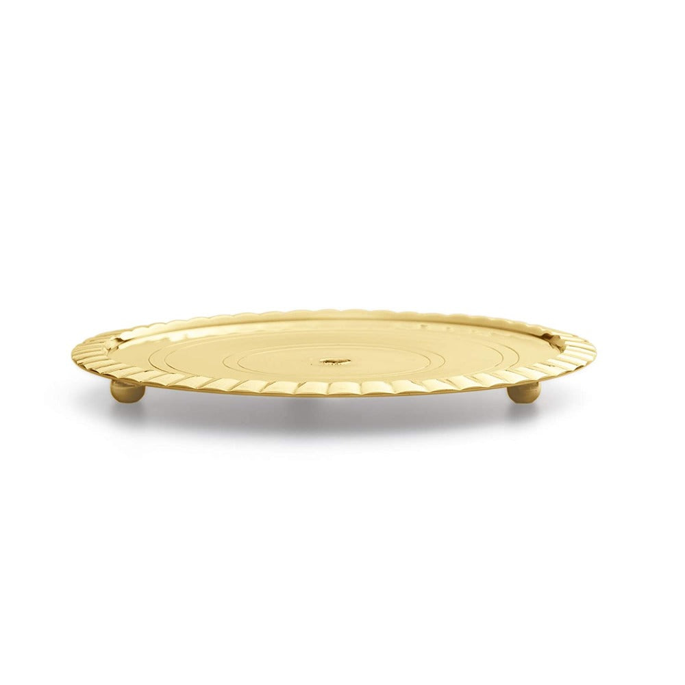 Borosil Brass Akhand Diya | Golden