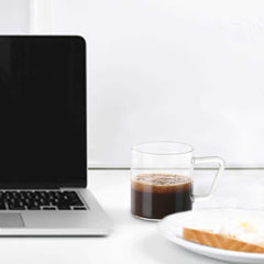 Borosil Vision Espresso 120 ML Cup Set | Transparent | Set of 6 Pcs