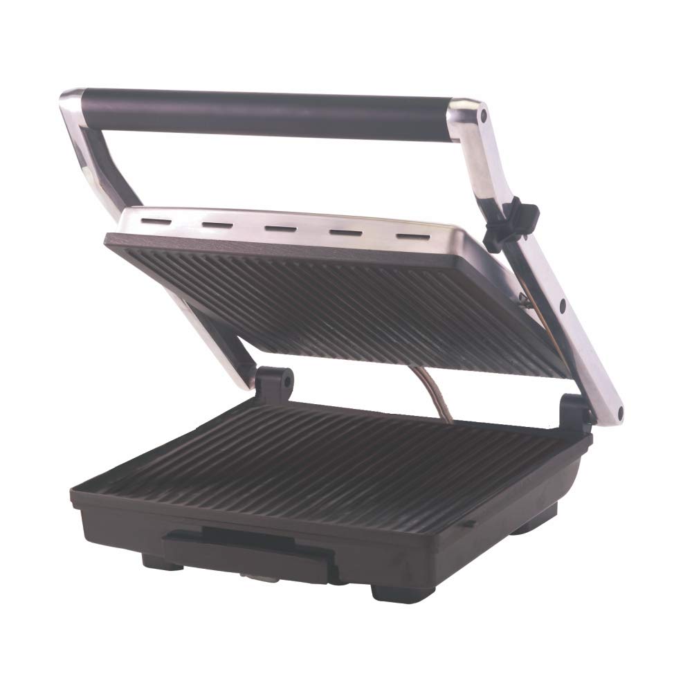 Borosil Super Jumbo BGRILLSS23 2000 W Grill Sandwich Maker | Black & Silver