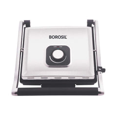 Borosil Super Jumbo BGRILLSS23 2000 W Grill Sandwich Maker | Black & Silver