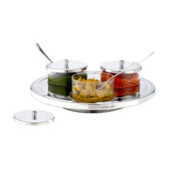 Borosil Orbit Tray 3 | Transparent