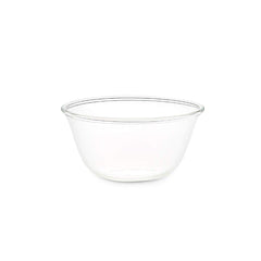 Borosil Dessert 170 ML Glass Katori Set | Transparent | Set of 6 Pcs