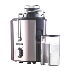 Borosil Primus 500 Watts Centrifugal Juicer | Silver & Black