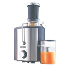 Borosil Primus 500 Watts Centrifugal Juicer | Silver & Black