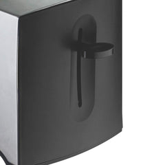 Borosil Krispy 4 Slice 1500 Watt Pop-Up Toaster | Silver & Black