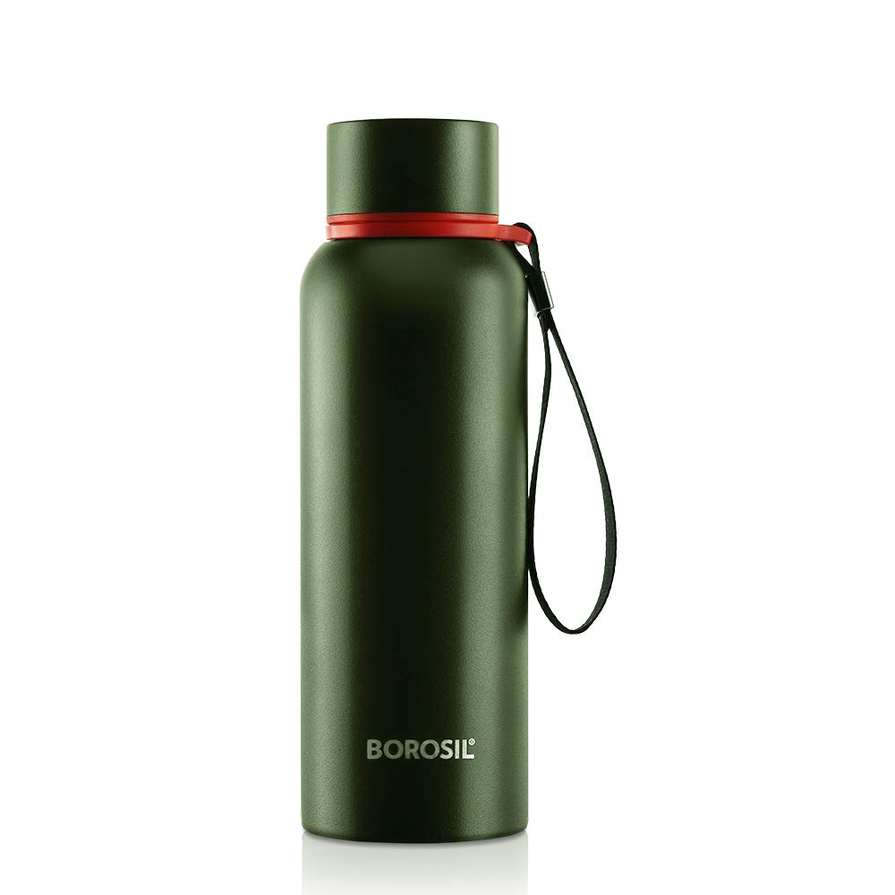 Borosil Stainless Steel Hydra Trek Vacuum Insulated Water Bottle | 1 Pc