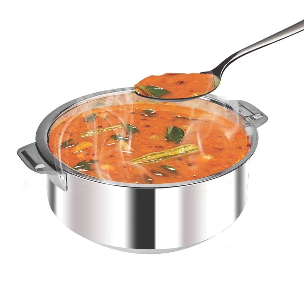 Borosil Servefresh Stainless Steel Idli Server | Silver | 1 Pc