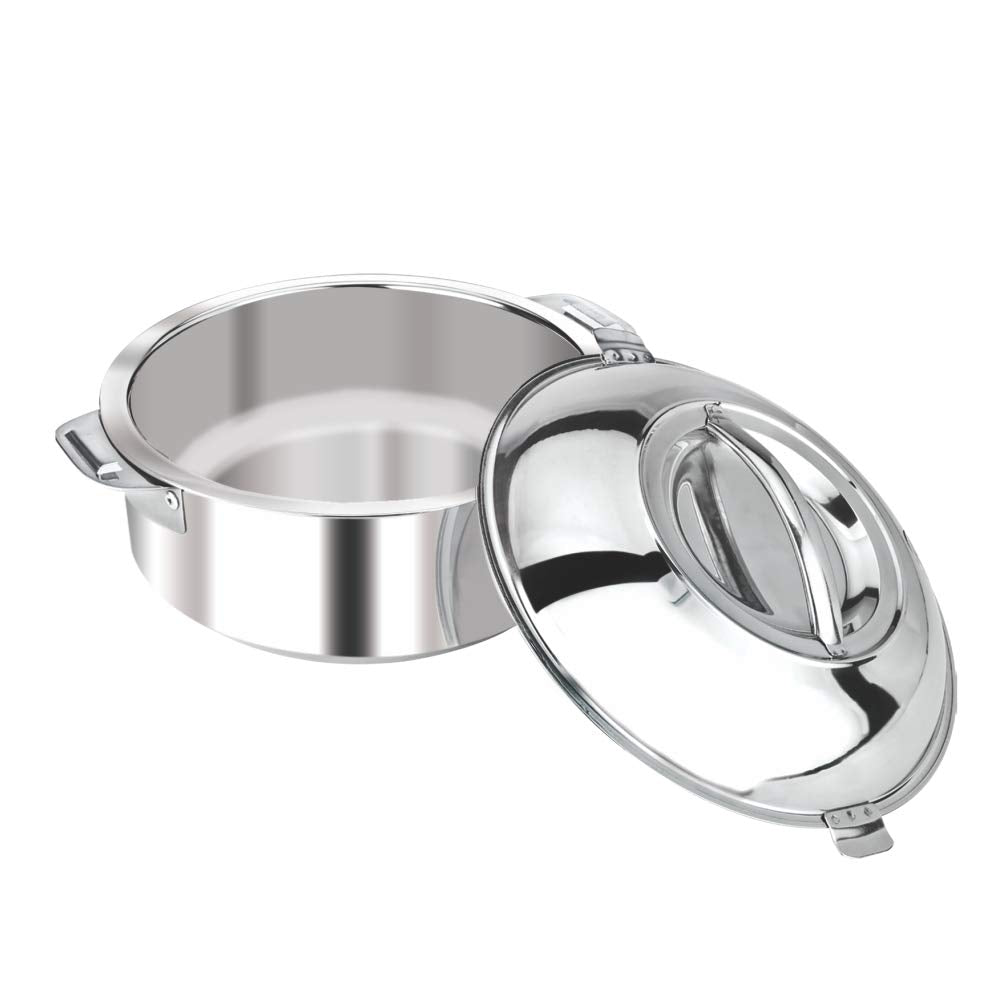 Borosil Servefresh Stainless Steel Idli Server | Silver | 1 Pc