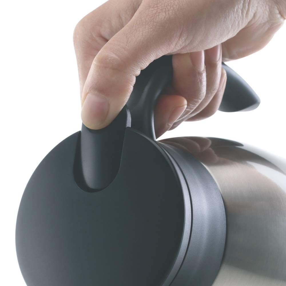 Borosil Insulated Stainless Steel Tea Pot | Hot n Cold | Black