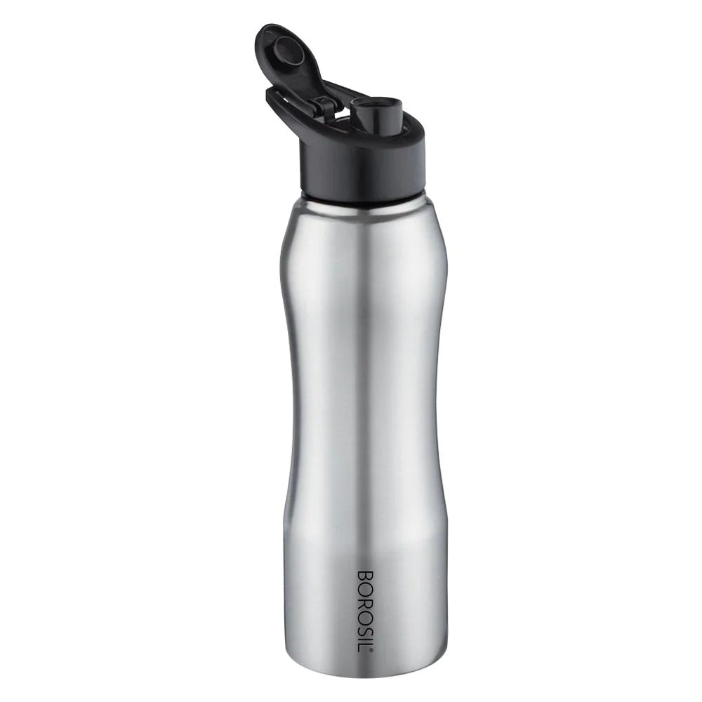 Borosil Grip N Sip Stainless Steel Water Bottle | 1 Pc