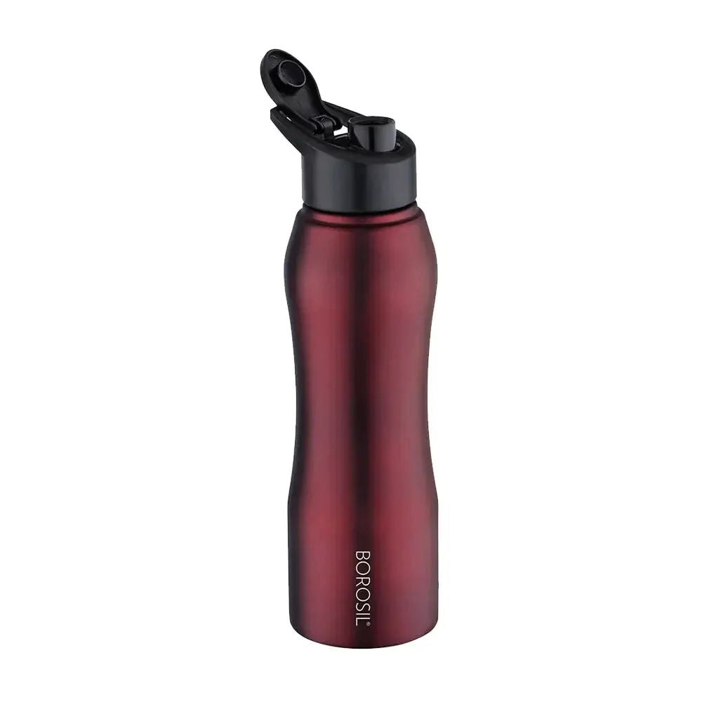 Borosil Grip N Sip Stainless Steel Water Bottle | 1 Pc