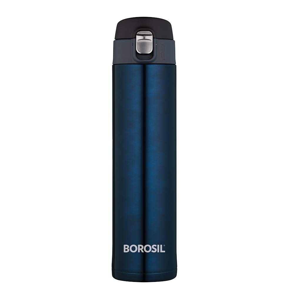 Borosil Stainless Steel Hydra Nova 500 ML Vacuum Insulated Water Bottle | 1 Pc