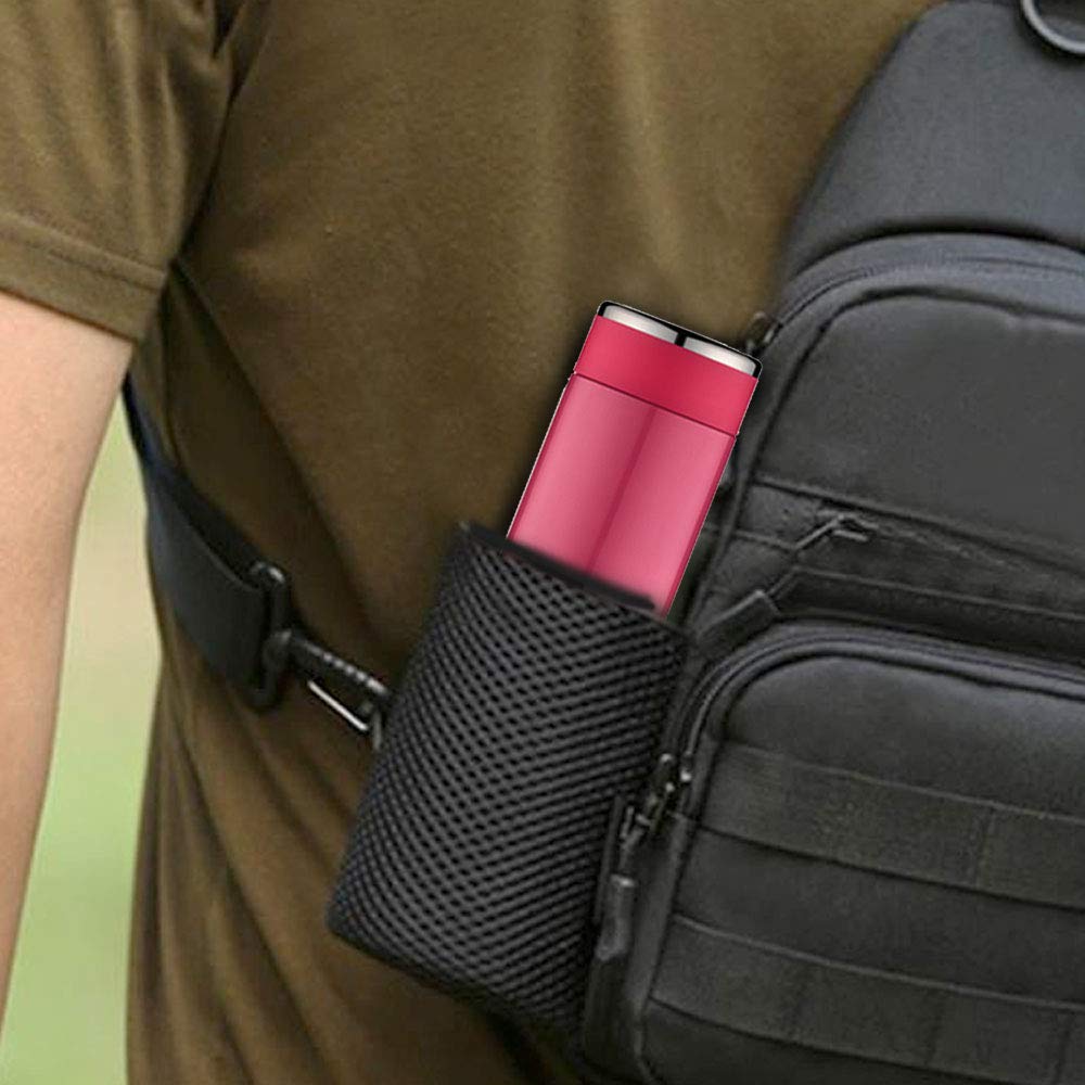 Borosil Stainless Steel Hydra Travelsmart Vacuum Insulated Flask Water Bottle | Pink | 1 Pc