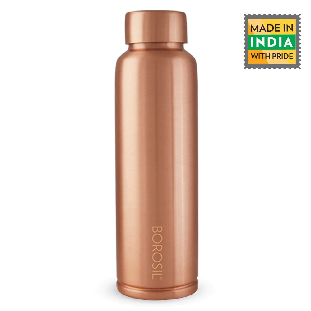 Borosil Eco 1000 ML Copper Bottle | 1 Pc
