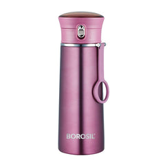 Borosil Stainless Steel Hydra Travelease Vacuum Insulated Flask | 1 Pc