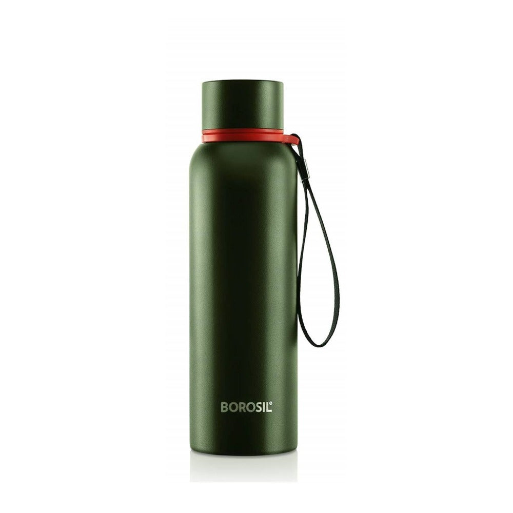 Borosil Stainless Steel Hydra Trek Vacuum Insulated Water Bottle | 1 Pc