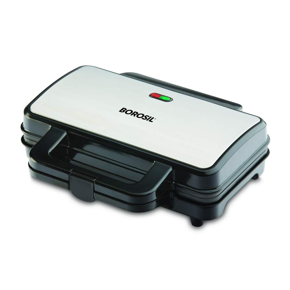 Borosil - Neo Waffle Maker, 1000 W, Silver