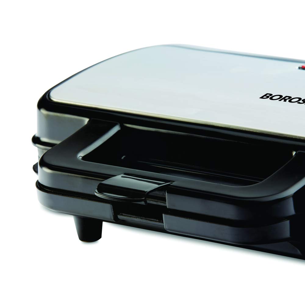 Borosil - Neo Waffle Maker, 1000 W, Silver
