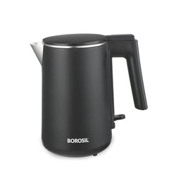 Borosil Cooltouch 1 Litre 1200 Watts Electric Kettle | Black