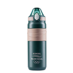 Borosil Hydra Adventure 560 ML Stainless Steel Vacuum Insulated Water Bottle | Hot & Cold | 1 Pc