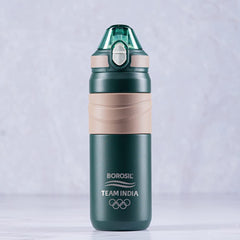 Borosil Hydra Adventure 560 ML Stainless Steel Vacuum Insulated Water Bottle | Hot & Cold | 1 Pc