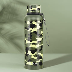 Borosil Trek Military Green 700 ML Stainless Steel Water Bottle | 1 Pc