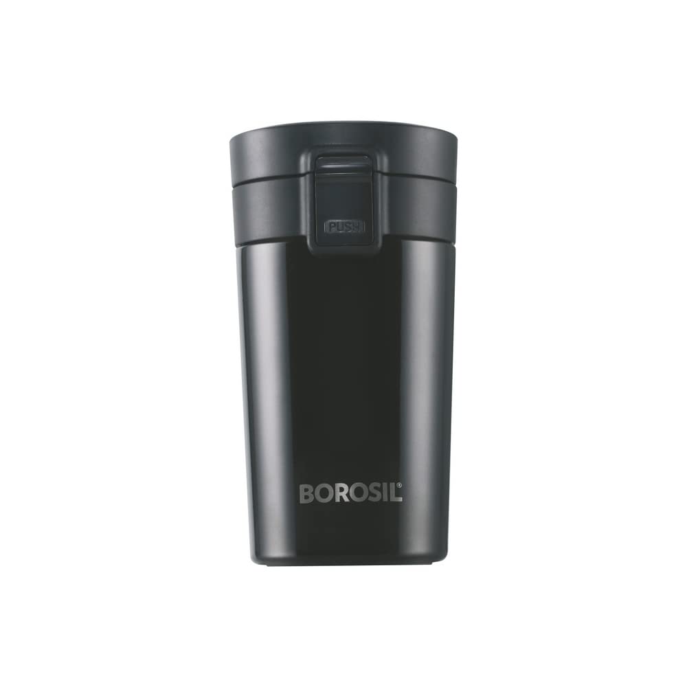 Borosil Metro 2 Containers Lunch Box with Coffeemate Travel Mug | Lunch Bag | Microwave Safe | Set of 4 Pcs