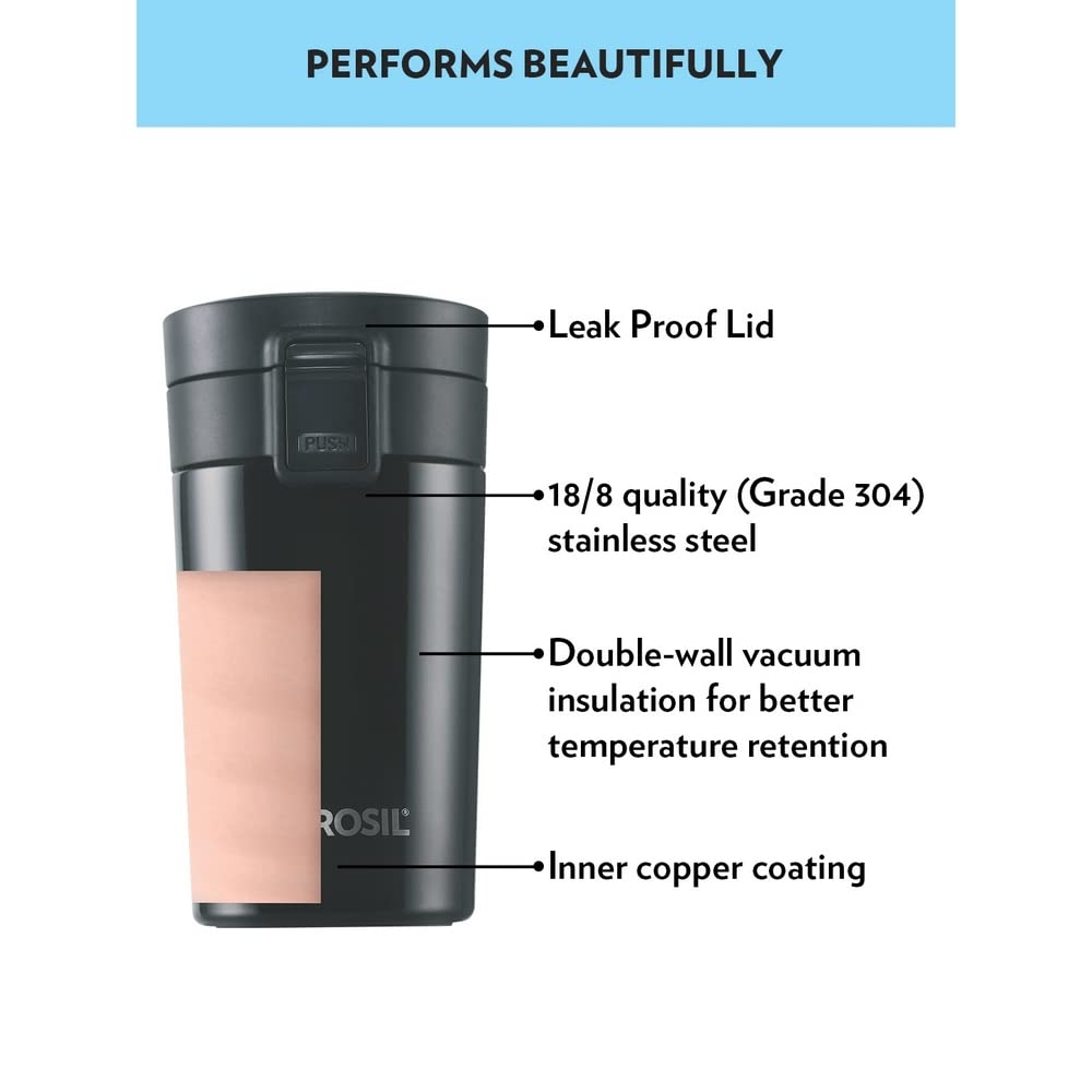 Borosil Metro 2 Containers Lunch Box with Coffeemate Travel Mug | Lunch Bag | Microwave Safe | Set of 4 Pcs