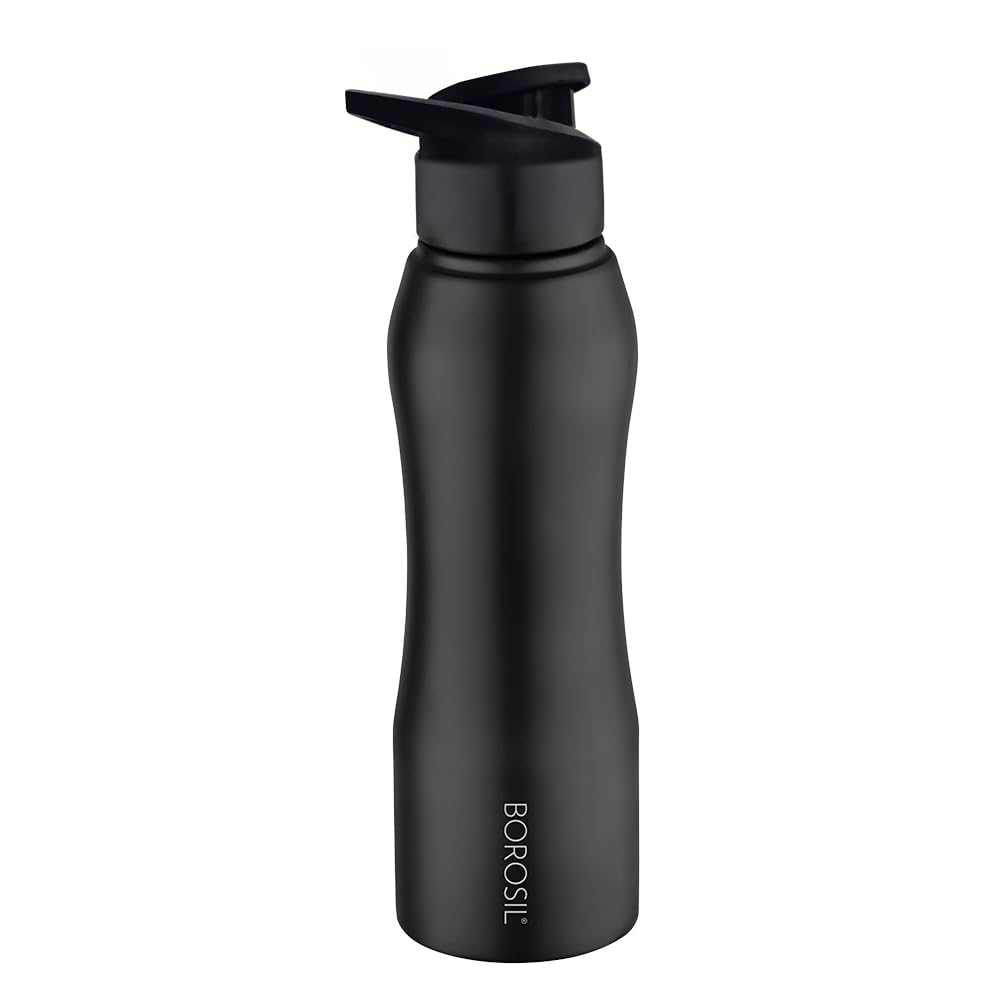 Borosil Grip N Sip Stainless Steel Water Bottle | 1 Pc