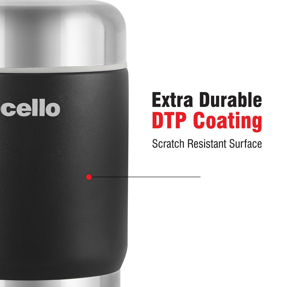 Cello Duro Supee Vacusteel Flask with Durable DTP Coating | 1 Pc