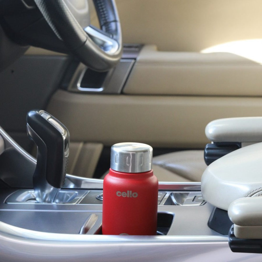 Cello Duro Top Tuff Steel Water Bottle with Durable DTP Coating | 1 Pc