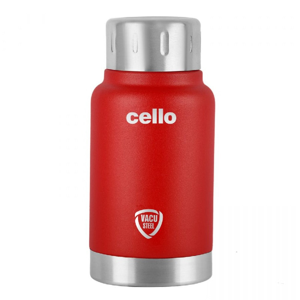 Cello Duro Top Tuff Steel Water Bottle with Durable DTP Coating | 1 Pc