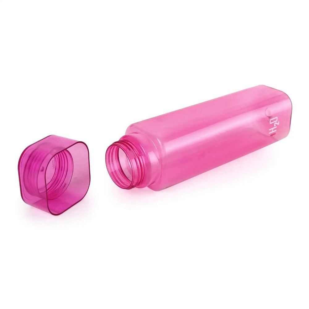 Cello H2O Plastic Square 500 ML Fridge Water Bottle | 1 Piece