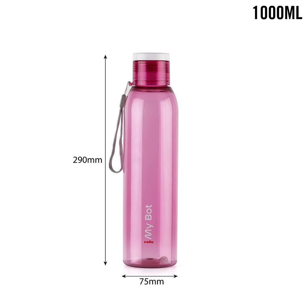 Cello Plastic My Bot 1000 ML Water Bottle | 1 Pc