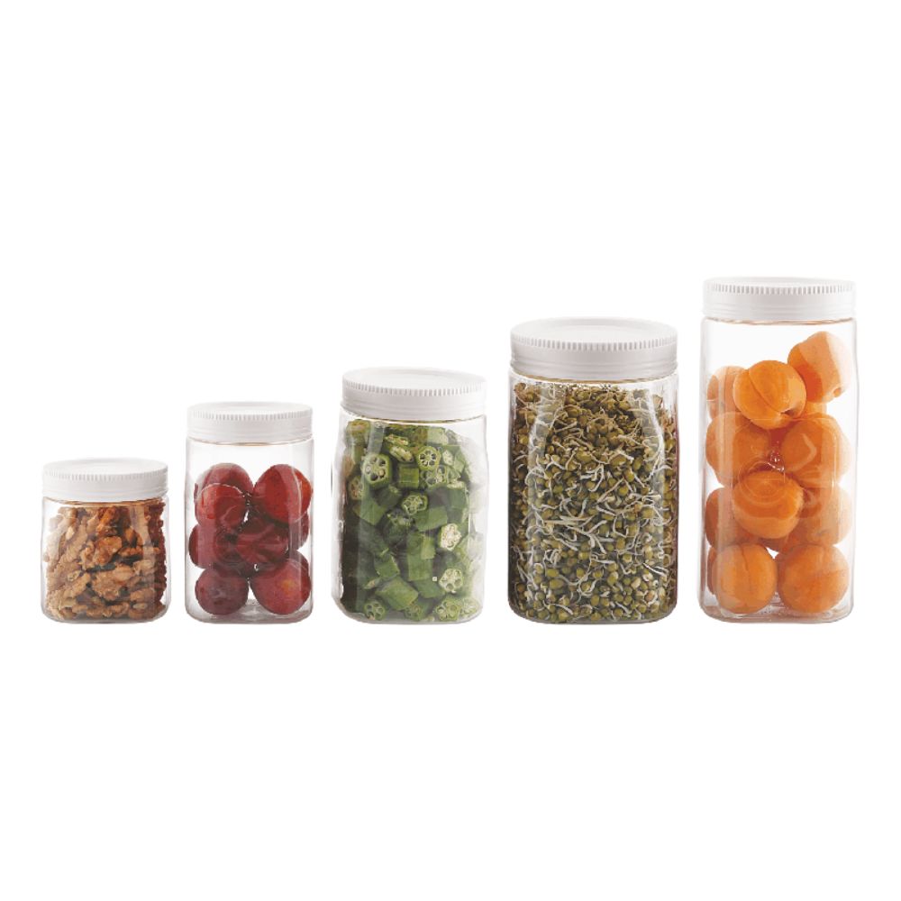 Cello Fridge Door Plastic Canister | White