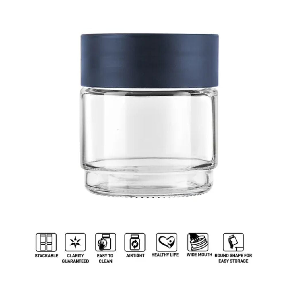 Cello Modustack 500 ML Storage Jars with Tray Gift Set | Set of 2 & Set of 3 Pcs