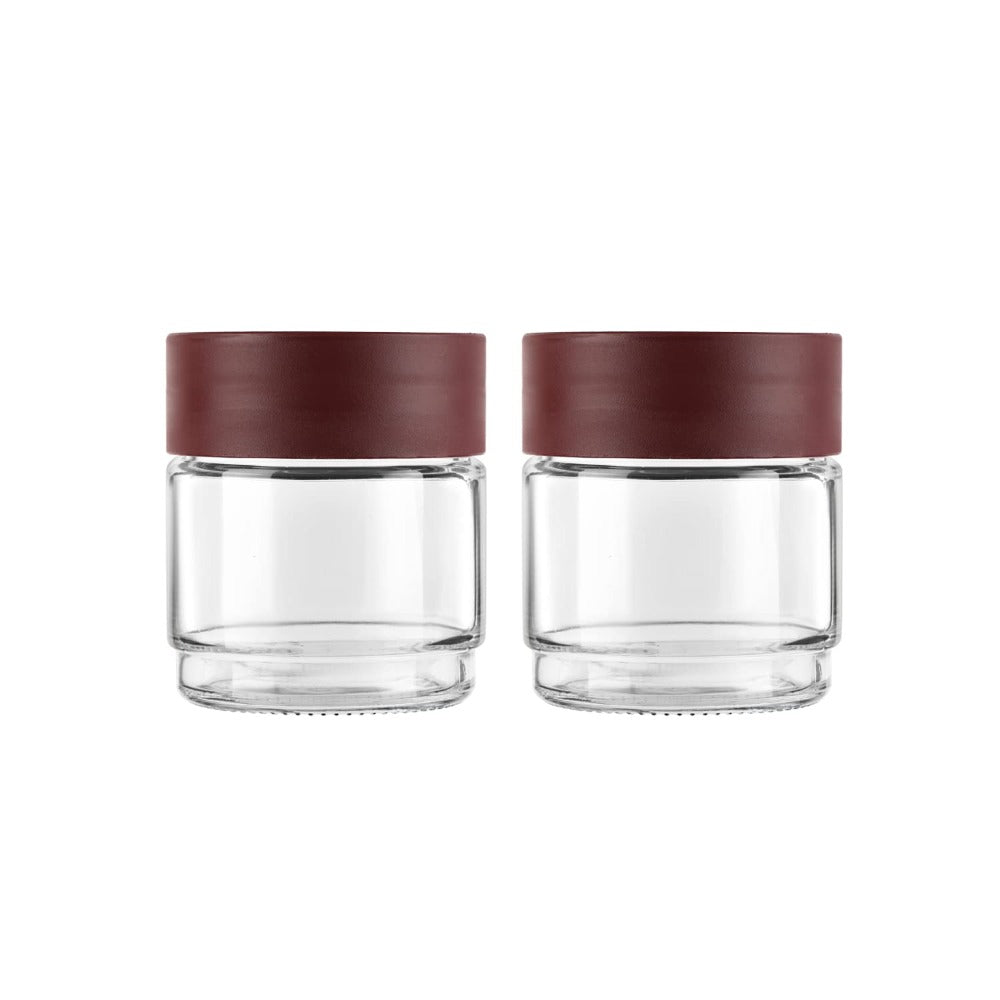 Cello Modustack 500 ML Storage Jars with Tray Gift Set | Set of 2 & Set of 3 Pcs