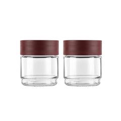 Cello Modustack 500 ML Storage Jars with Tray Gift Set | Set of 2 & Set of 3 Pcs