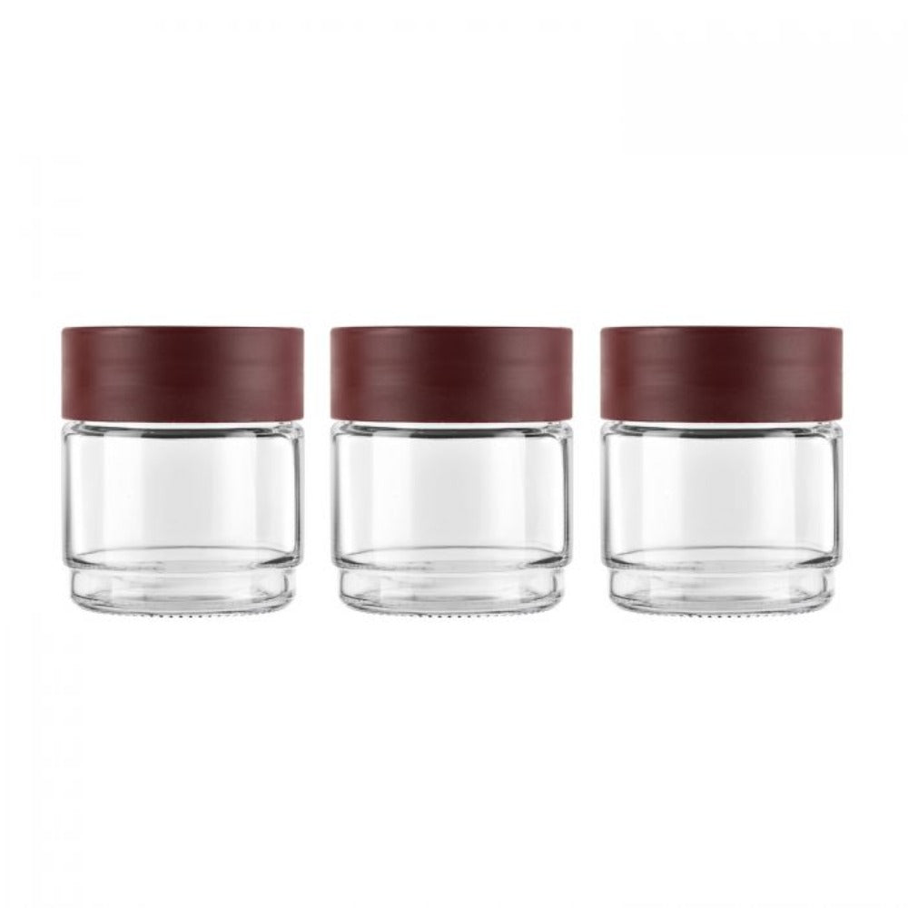 Cello Modustack 500 ML Storage Jars with Tray Gift Set | Set of 2 & Set of 3 Pcs