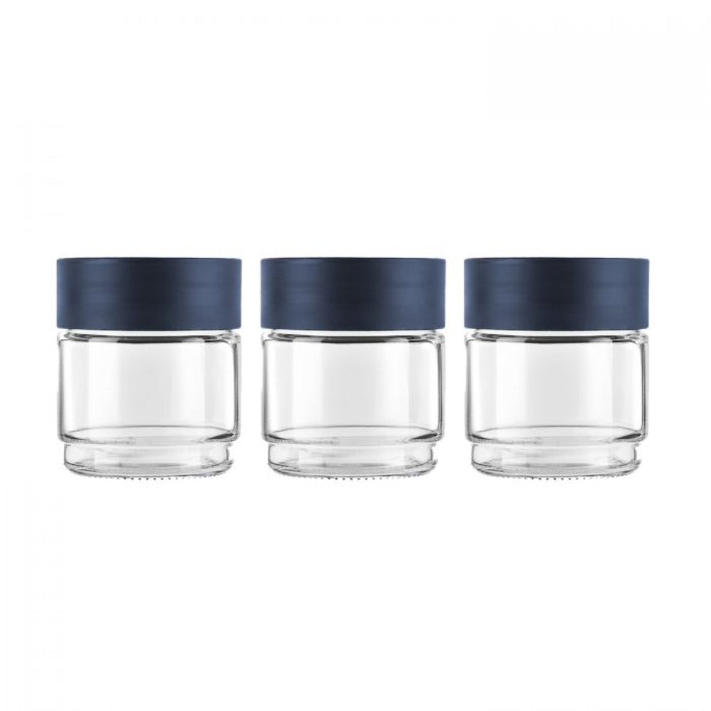 Cello Modustack 500 ML Storage Jars with Tray Gift Set | Set of 2 & Set of 3 Pcs