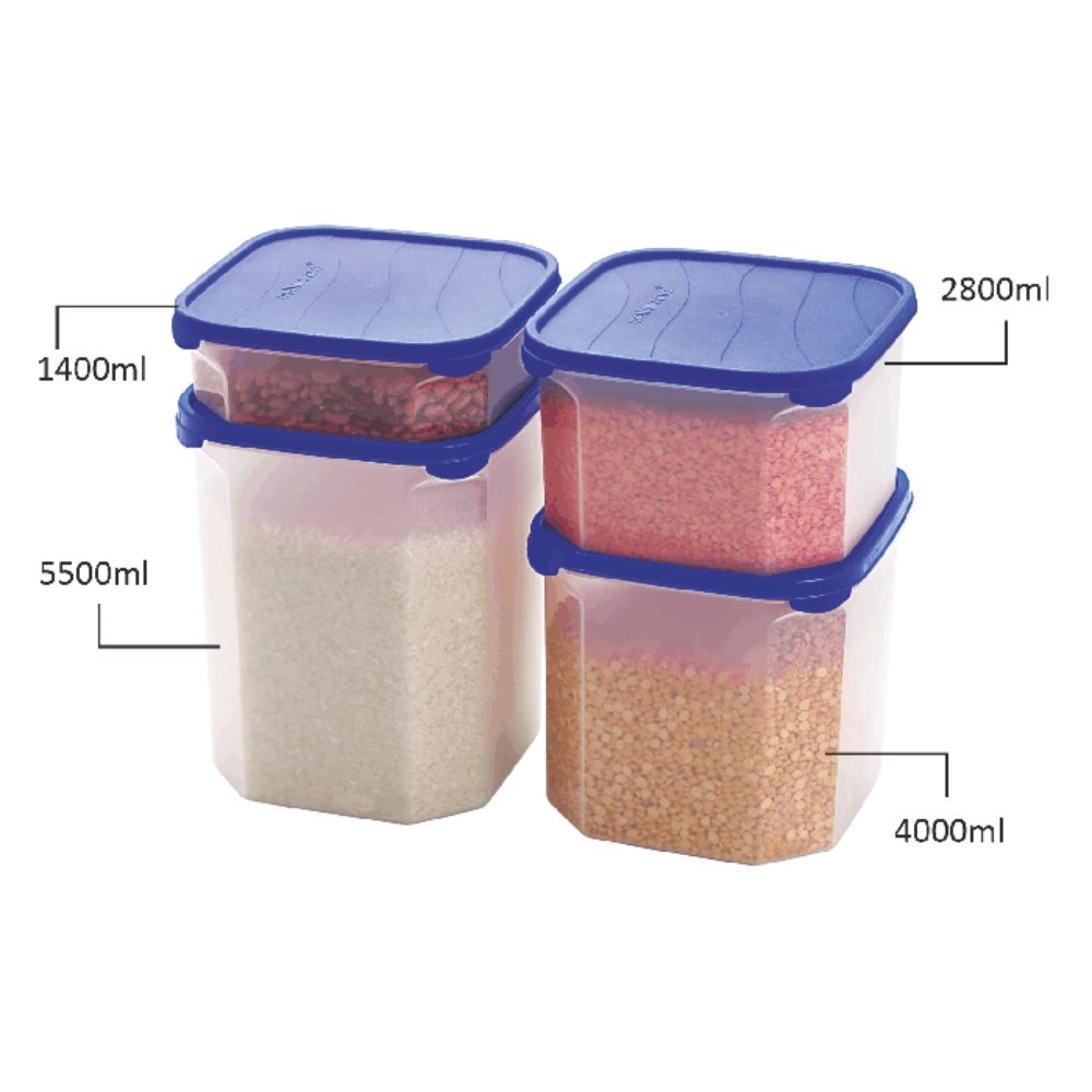 Cello Modustore Square Plastic Storage Container | 1 Pc
