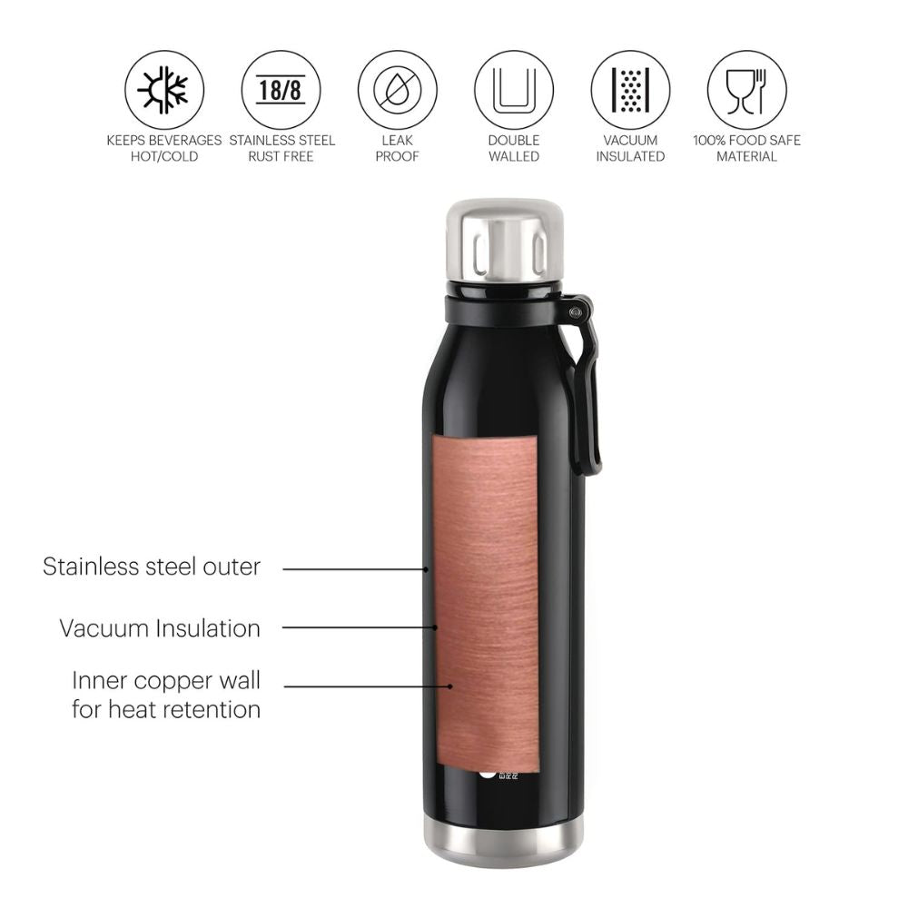 Cello Bentley Vaccum Insulated Stainless Steel Water Bottle | 1 Pc