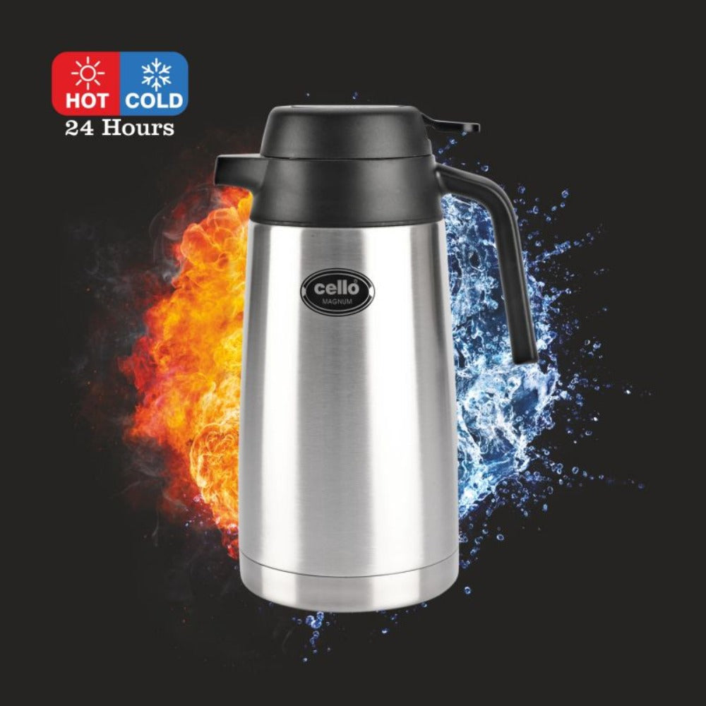 Cello Magnum Stainless Steel Insulated Carafe | 1 Pc