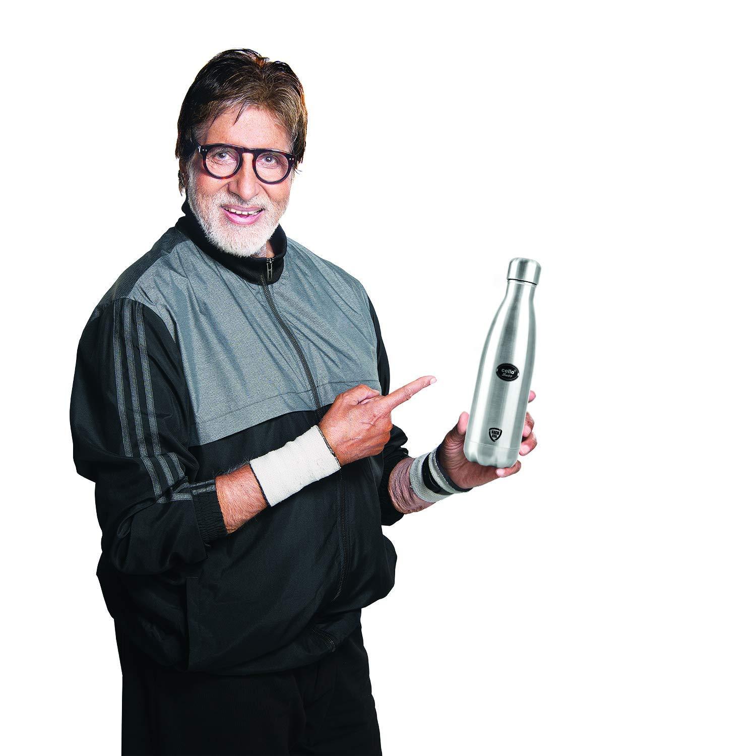 Cello Swift Stainless Steel Flask | Silver | 1 Pc