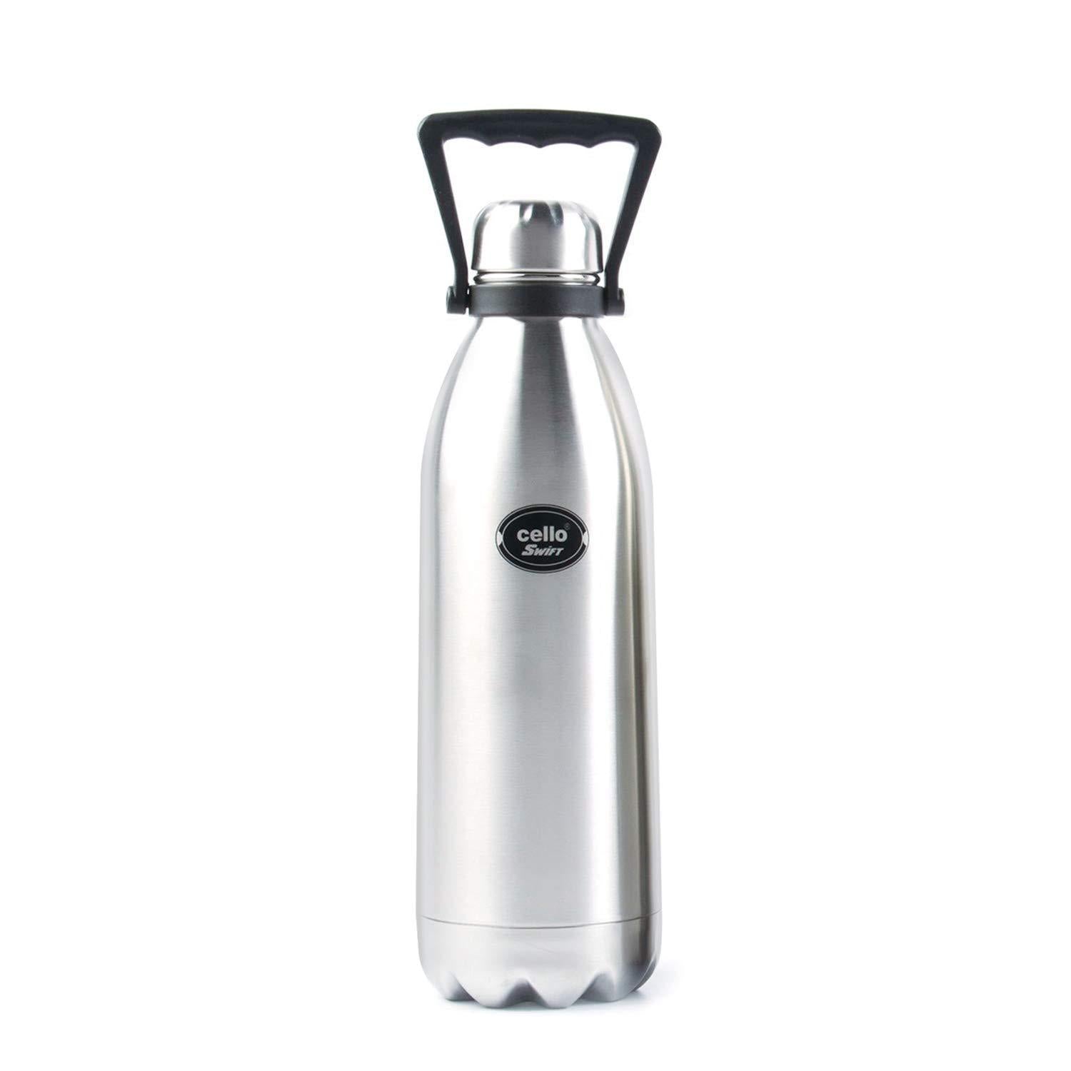 Cello Swift Stainless Steel Flask | Silver | 1 Pc