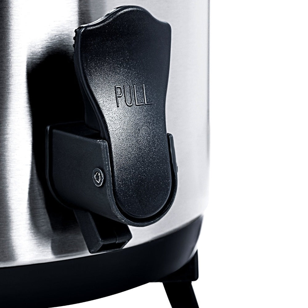 Cello Thunder 8 Litre Stainless Steel Insulated Water Jug | Silver & Black
